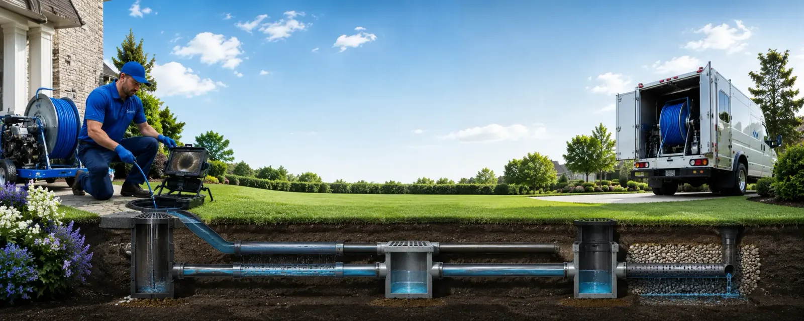 Outdoor drain cleaning information for Port Royal, KY